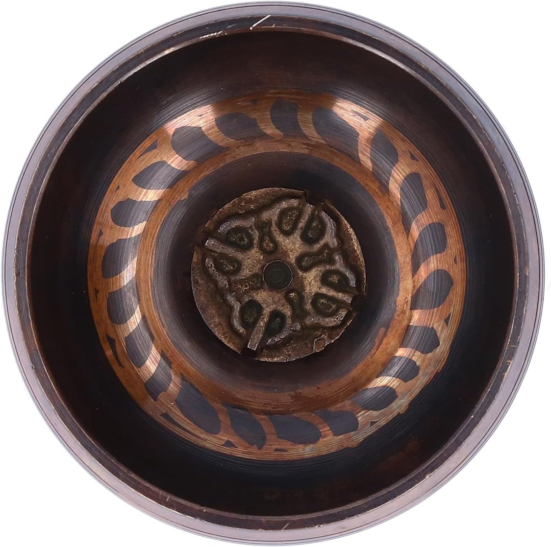 Tibetisches Klangschalen Set, Handgefertigte Meditations Buddha Klangschale, Zen Dekor für Yoga Medi