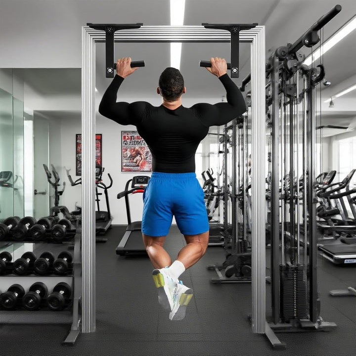 Türrahmen Klimmzugstange | Robuste Krafttrainings Klimmstange für Heimfitness - Zwei Stücke Klappbar