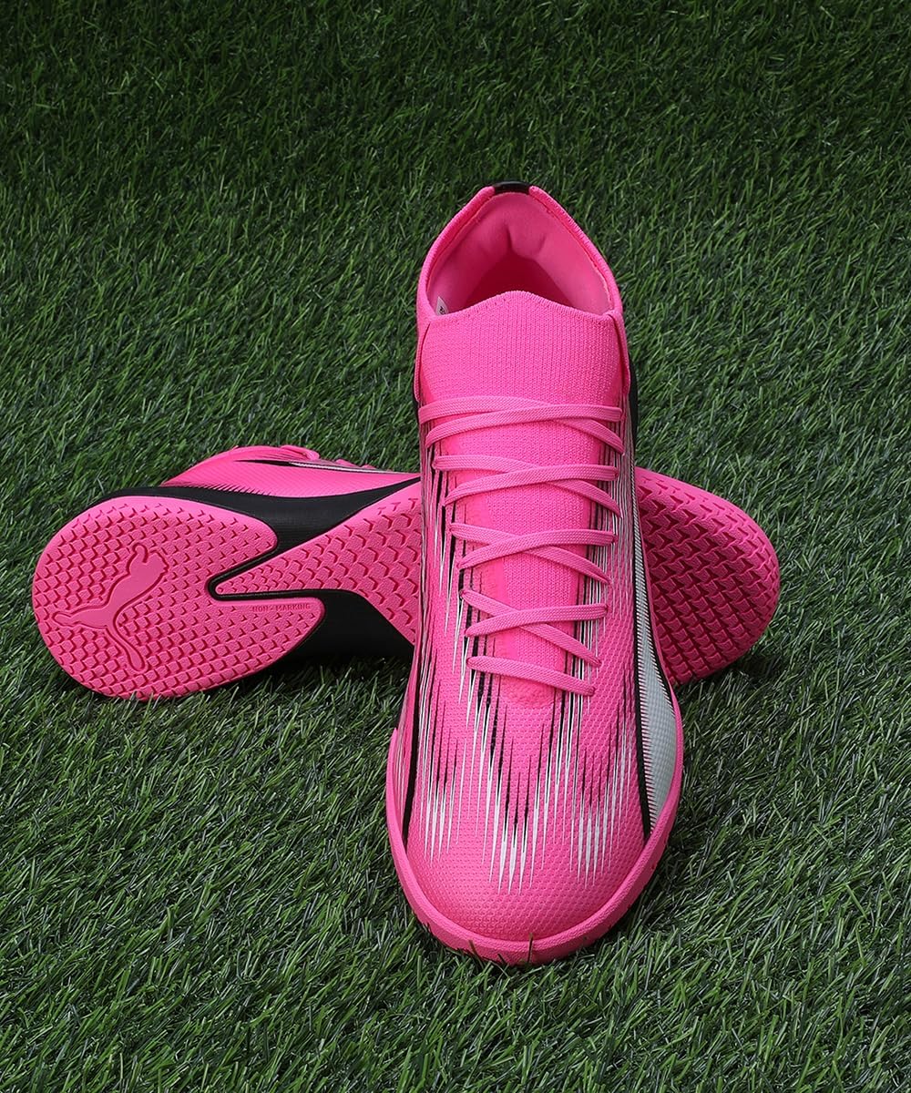 Puma Herren Ultra Match ItFussballschuh 42.5 EU Poison Pink Puma White Puma Black, 42.5 EU Poison Pi