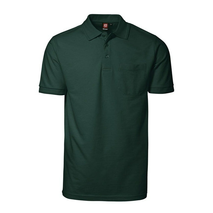 Pionier 41073-L Poloshirt "320 Pro Wear" mit Tasche Grösse in Flaschengrün, L