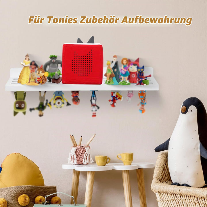 Für Tonies Figuren Regal Magnetisch,für Toniebox Aufbewahrung und Display Regal (für 36 Figuren),Wan