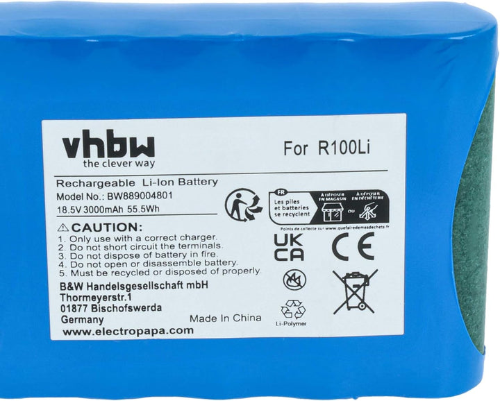 vhbw 1x Netzteil, 1x 3000 mAh Akku, 1x 20 m Niederspannungskabel kompatibel mit Husqvarna Automower