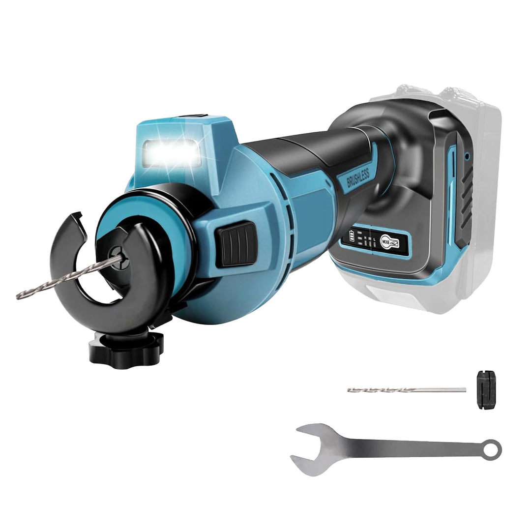 Akku Rotationsschneider Kompatibel mit Makita 18V Akku, 30000 U/min Kabelloses Bürstenloses Hand Rot