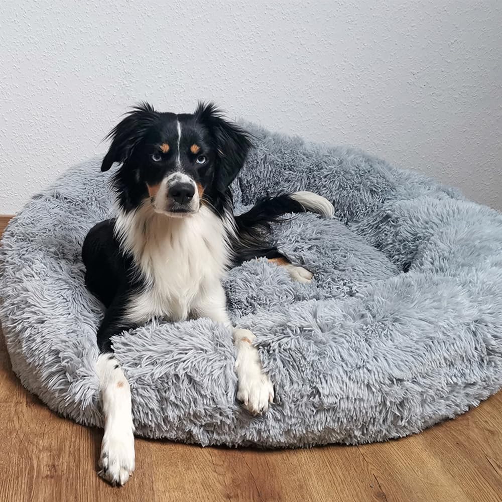 Nobby 62800 Kuschelbett Donut Classic ESLA grau; D x H: Ø 90 x 29 cm