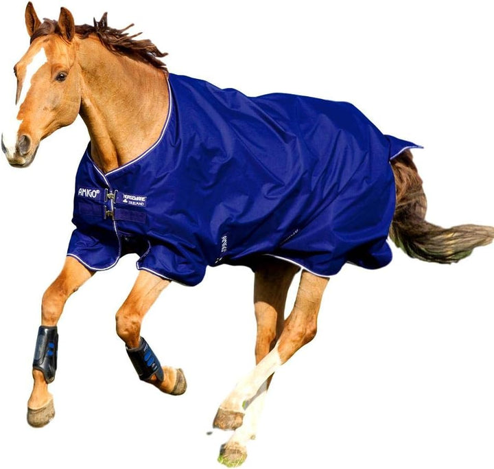 Horseware Amigo Hero 900 T/O Med 200g Turnout Decke wasserdicht Atlantic Blue/AB Ivory 145 cm / 6´6,
