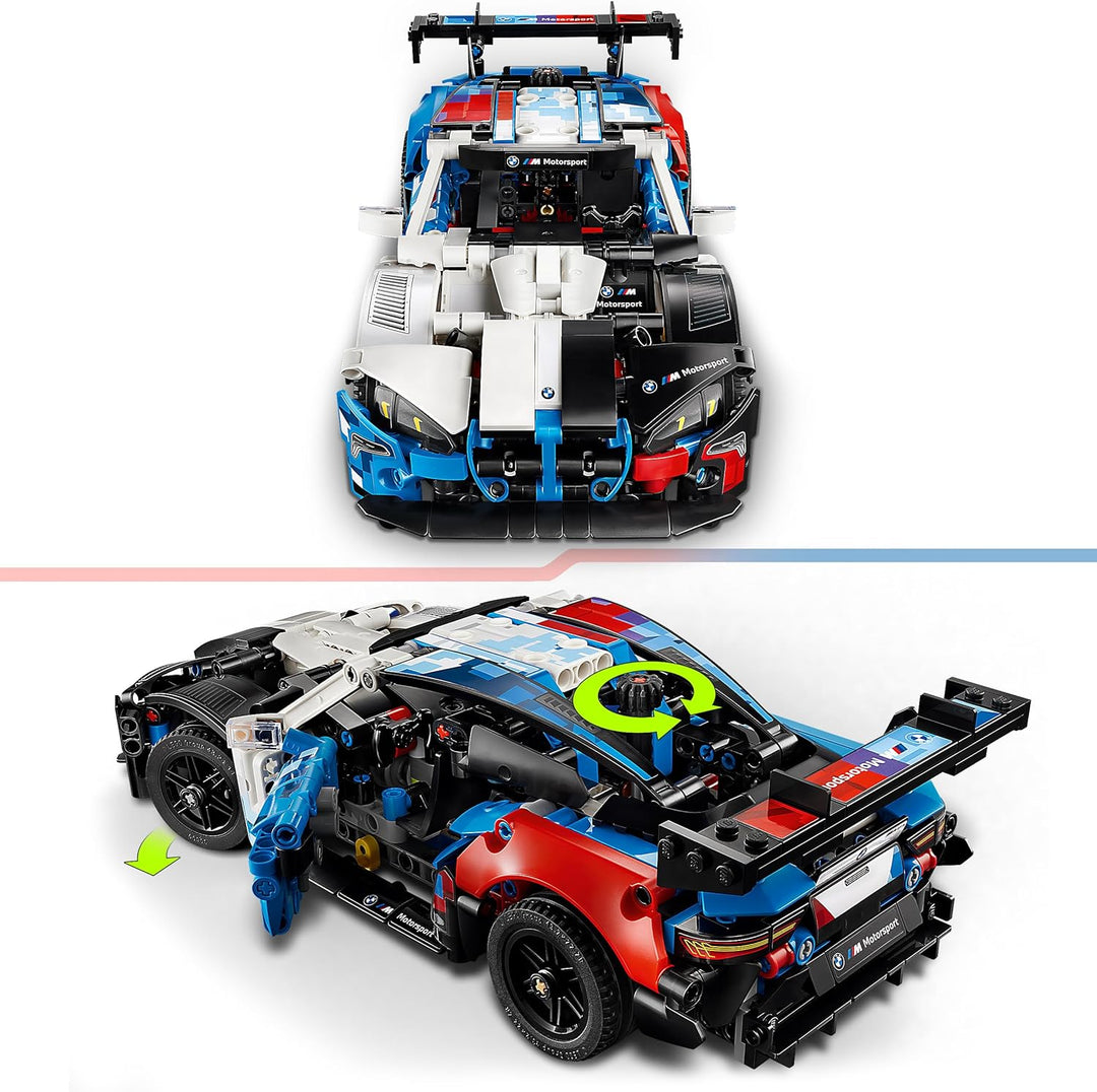 LEGO Technic BMW M4 GT3 EVO Rennwagen - Modellbausatz mit V6-Motor, Lenkung & öffnenden Türen - Gami