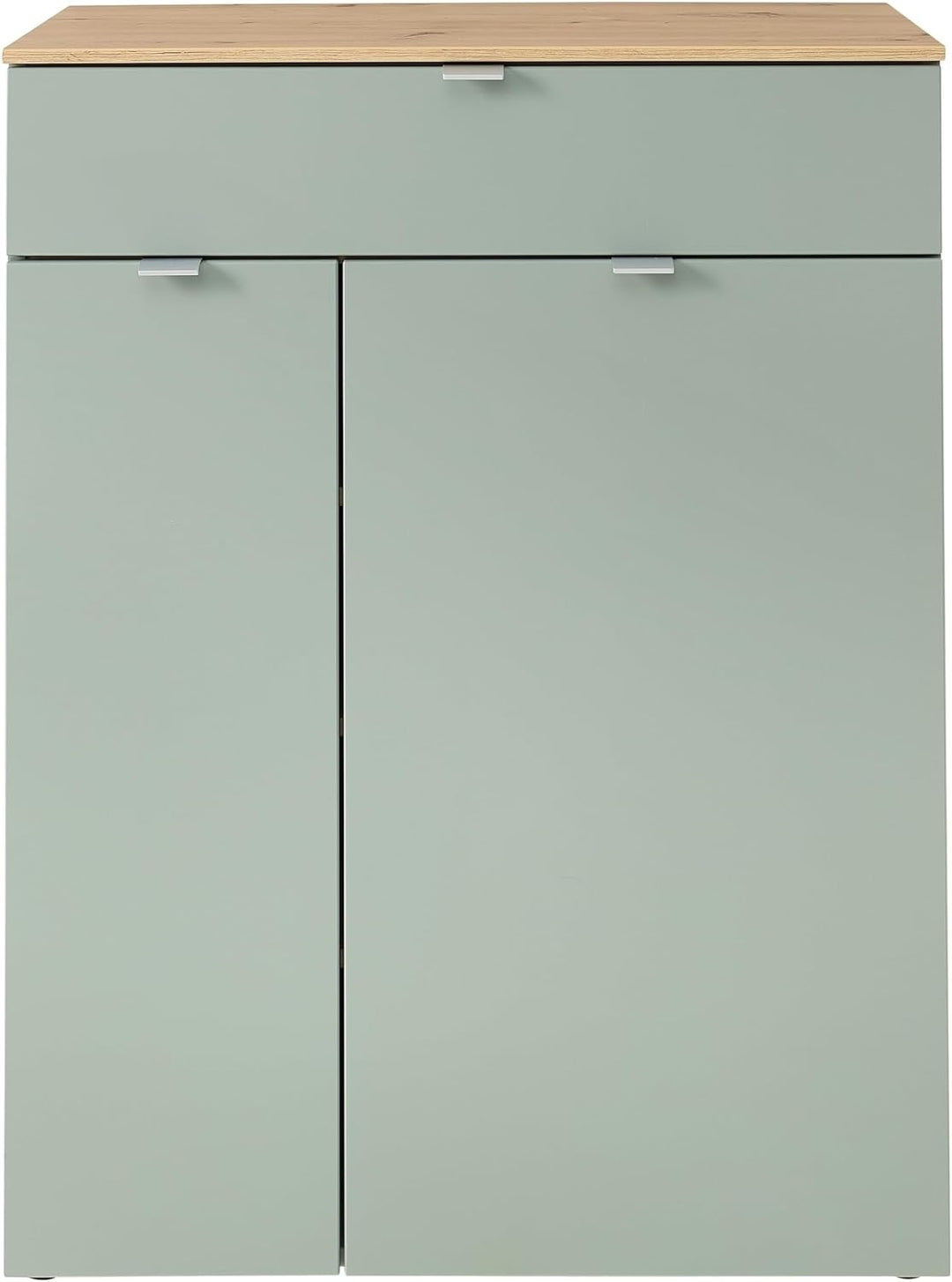 möbelando Schuhschrank >Bari< in Schilfgrün matt, MDF, Spannplatte - 78x103x38cm (BxHxT) Schilfgrün