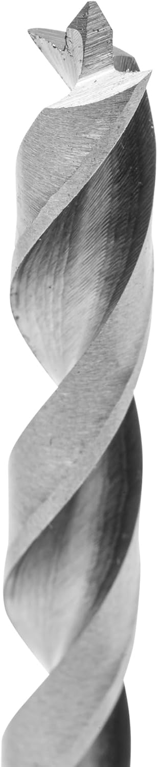 ENT 50075 Holzbohrer Ø 7,5 mm im 3er-Pack, HSS-G mit Zentrierspitze und Vorschneider, Nutzlänge 63 m