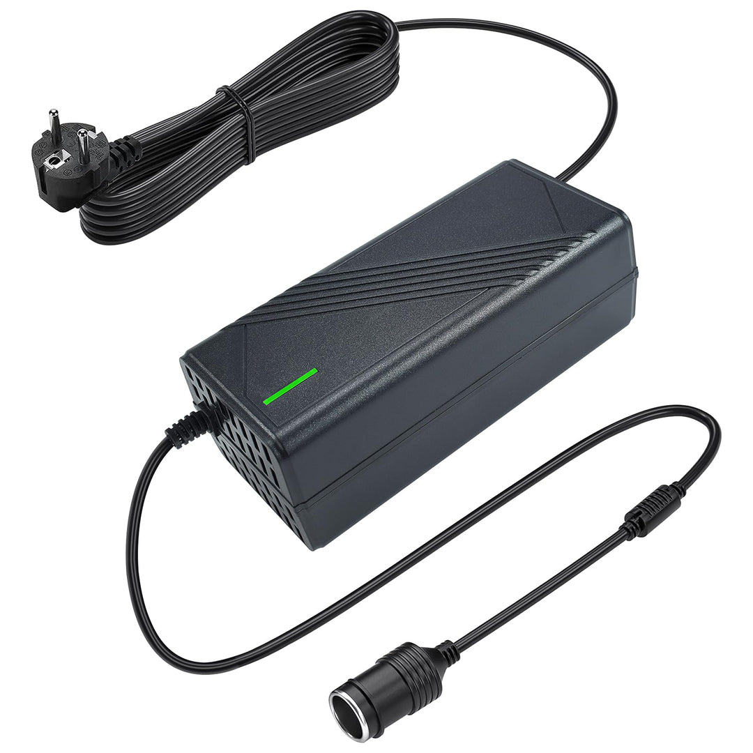12V 20A KFZ Netzadapter, Spannungswandler 230V AC auf DC, 240W Zigarettenanzünder Steckdose für Reif