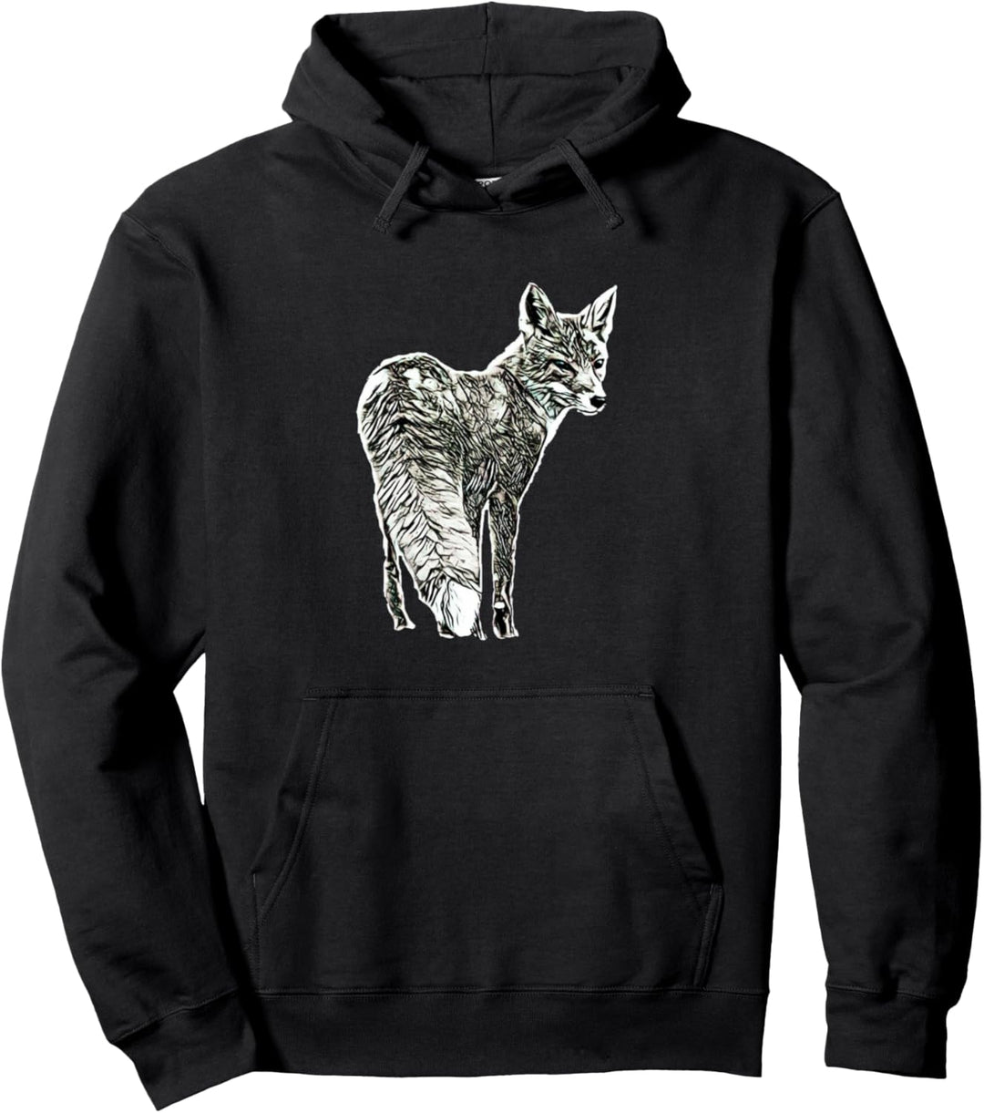 Fuchs schlauer Fuchs Tiere Wald schlaue Füchse Pullover Hoodie