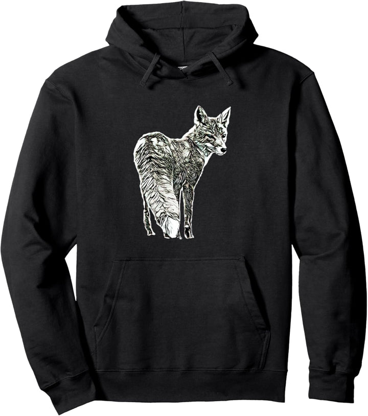 Fuchs schlauer Fuchs Tiere Wald schlaue Füchse Pullover Hoodie