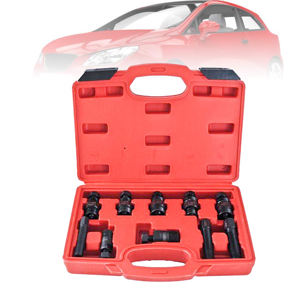 Fiqops 10tlg Polradabzieher Polrad Abzieher Satz Set für Roller Motorrad Scooter