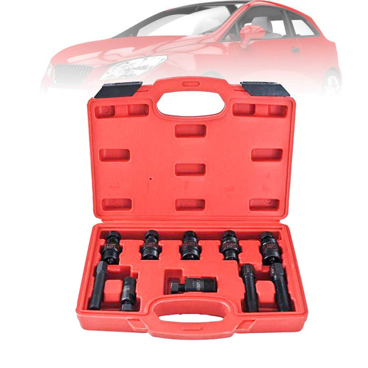 Fiqops 10tlg Polradabzieher Polrad Abzieher Satz Set für Roller Motorrad Scooter