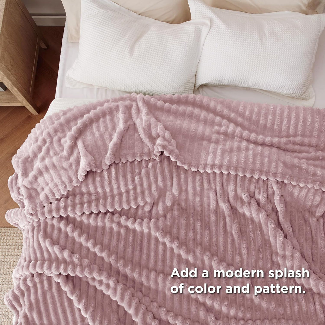 BEDSURE kuscheldecke 220x240 für Zimmer Deko - Tagesdecke, Wolldecke & Fleecedecke, Sofadecke, Weich