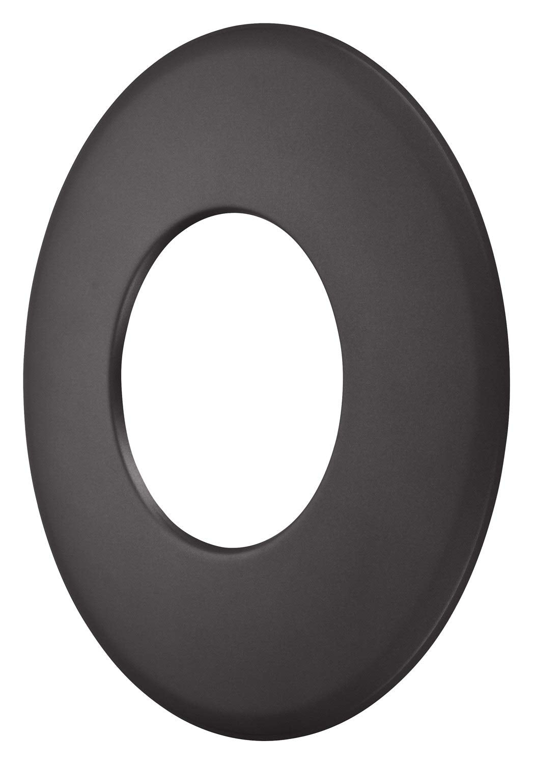 Rauchrohr Ø150mm Rosette 90mm Randbreite schwarz metallic Ofenrohr Kaminrohr Rosette 9cm Schwarz Met