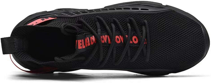 FUSHITON Herren Turnschuhe atmungsaktive Sportschuhe Leichte Freizeitschuhe lässig Strassenlaufschuh