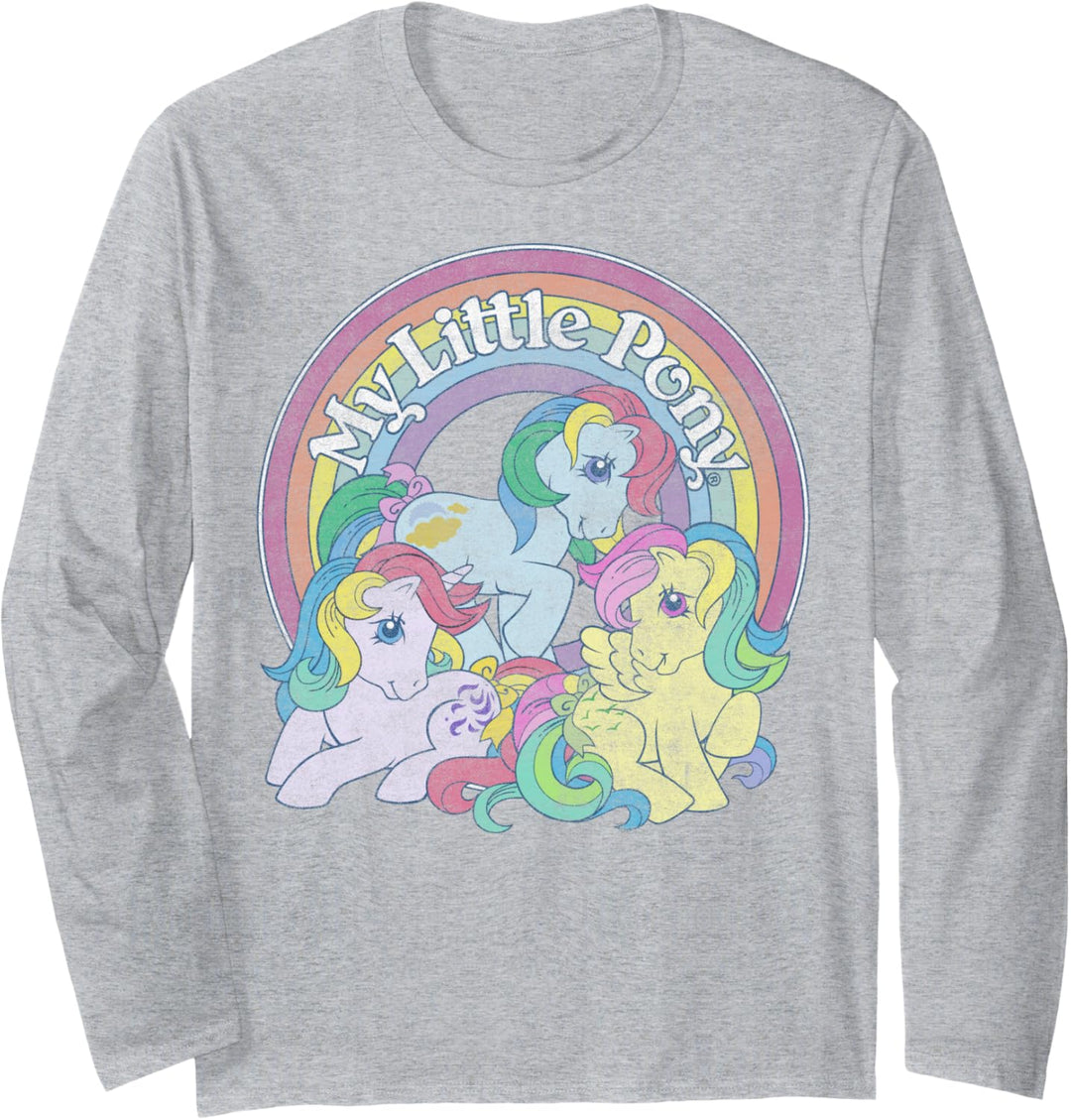 My Little Pony Group Windy, Sunlight, Skydancer Rainbow Logo Langarmshirt
