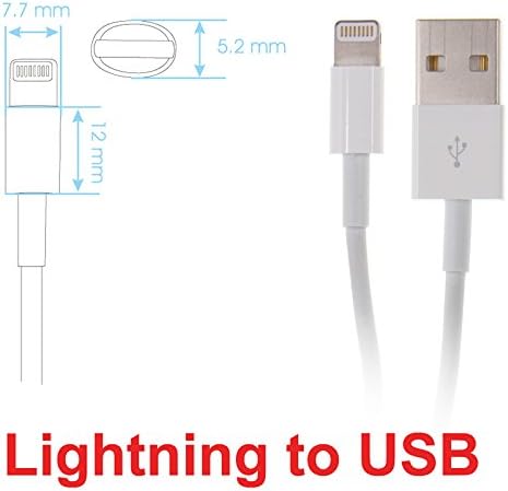 Brodit 514795 Gerätehalter für Apple iPhone 6S/ iPhone 7 (USB-auf Lightning-Adapterkabel) Single, Si