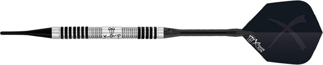 X-Grip Soft Dart. Die neuste Micro Laser Technologie perfektioniert diesen 90 % Tungsten Barrel. 7 V