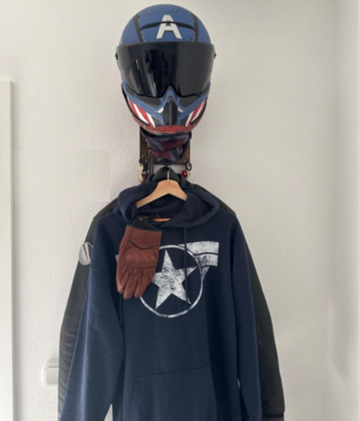 Helmhalterung Wand Multifunktionaler Motorradhelm Halter,Motorradhelm   techstudio.ch