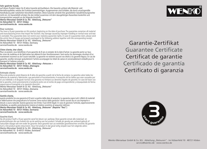 WENKO WC-Sitz Mod. Tonga mit Hochglanz-Oberfläche, Toilettendeckel mit Absenkautomatik, bruchstabile