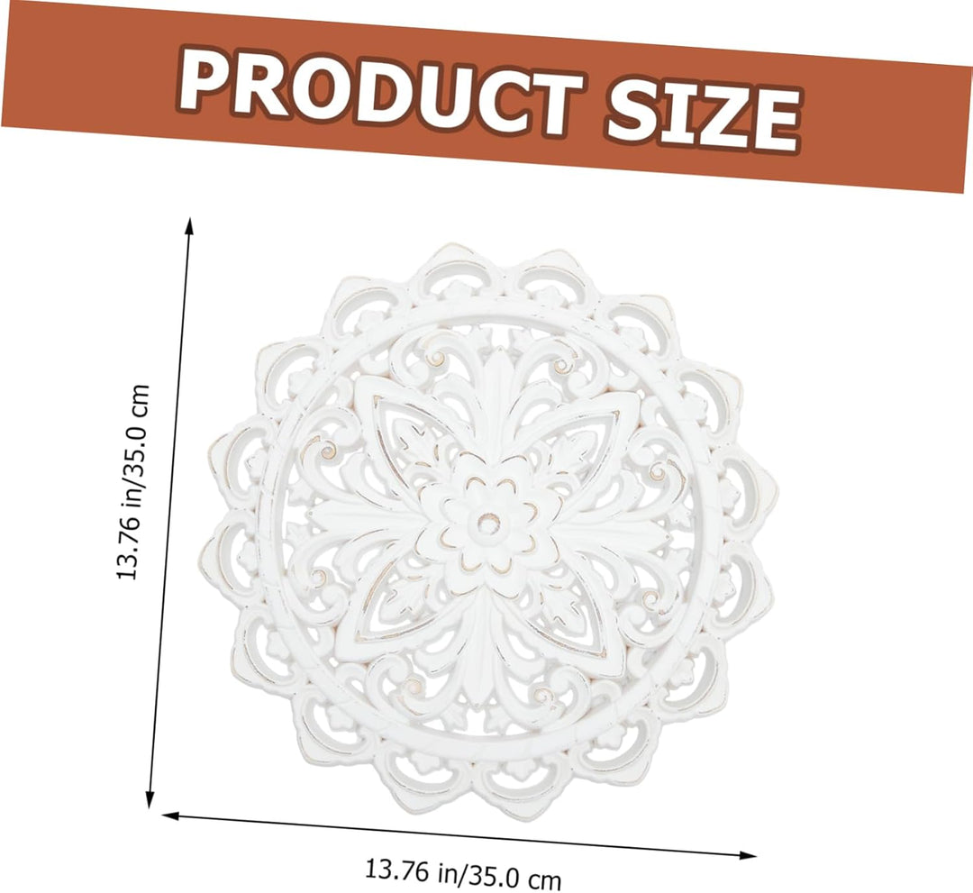 Garneck Retro 3D Dreidimensionale Dekorative Hängetafel Textur Geprägt Dekorativ Geprägt Wandbehang