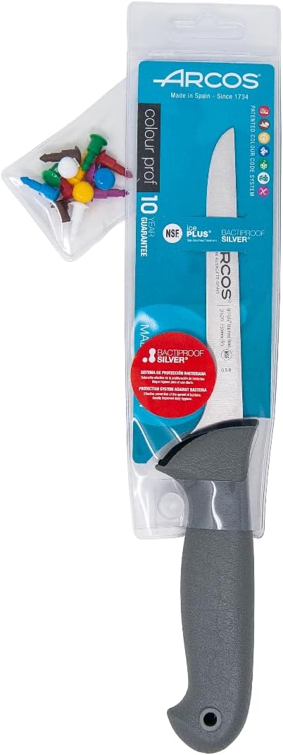 Arcos Serie Colour Proof - Ausbeinmesser - Klinge Nitrum Edelstahl 130 mm - HandGriff Polypropylen V