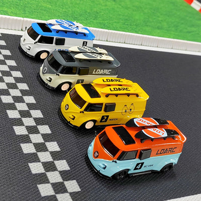 captainrc LDARC Mini Ferngesteuertes Auto RTR im Massstab 1:64 Ideal für Rennsport-Enthusiasten, mas