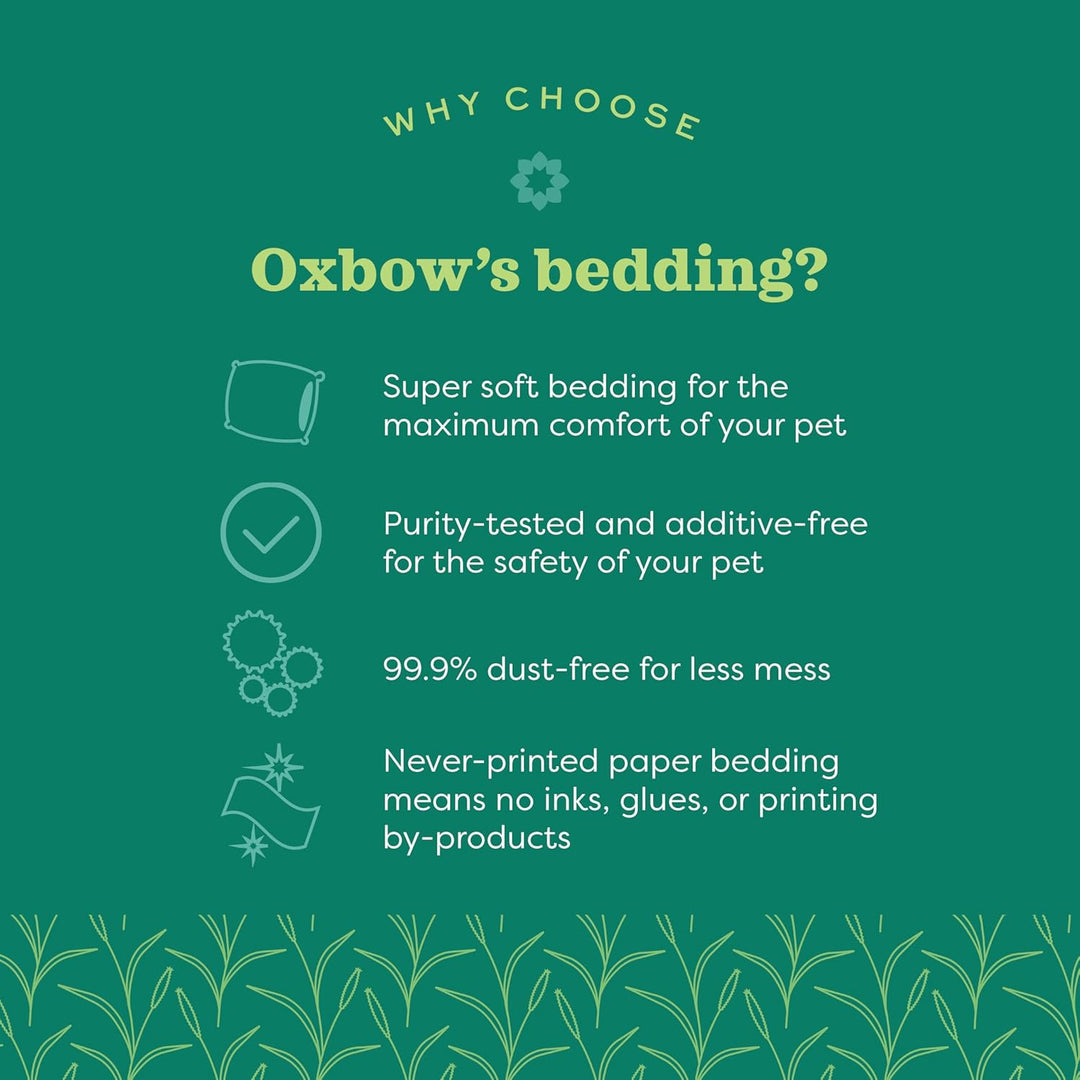 Oxbow Pure Comfort Kleintier-Bettwäsche – Geruchs- und Feuchtigkeitsabsorbierend, staubfreie Bettwäs