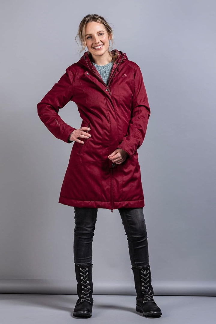 Tatonka FLOY W's Coat Women 36 cherry red, 36 cherry red