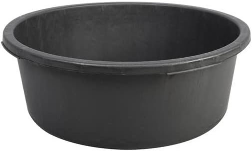 Toolland Mörtelkasten, rund, Kunststoff, schwarz, 45 Liter