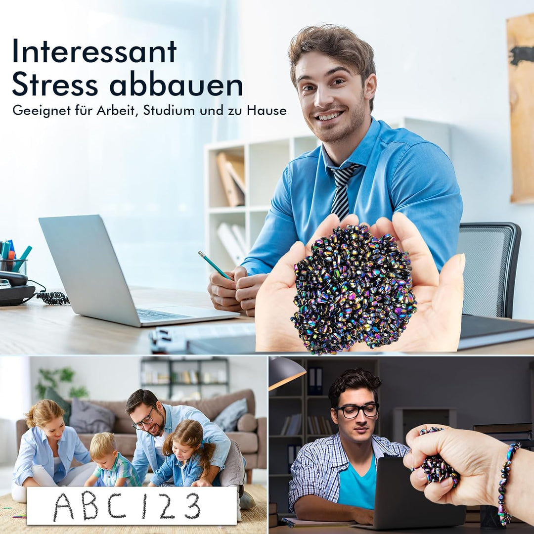 YANZHE Magnetsteine Stresskiller - Ungefähr 700 Stück Premium Mini-Magnetkugeln als Anti-Stress Spie