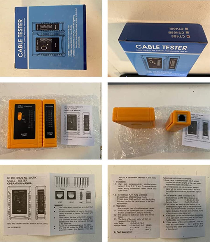 iMBAPrice IMBA-NF468 Ethernet-Kabel, 1 Stück, Tester, Stück: 1