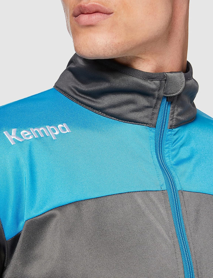 Kempa Unisex Kinder Emotion 2.0 Poly Jacke Kinder Jacke M Anthra/Kempablau, M Anthra/Kempablau