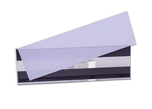 Magnetische Etikettenhalter für Einstecketiketten 500 mm Breit/Tickethalter/Etiketten Halter (18 mm