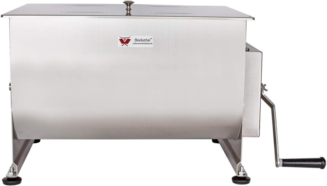 Beeketal 'FMD50' Gastro Marinator Vermenger aus Edelstahl mit ca. 50 Liter Volumen, 2 Butterfly-Misc