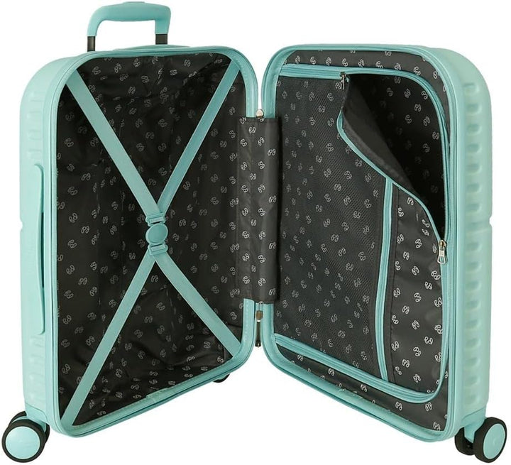 Pepe Jeans Chest Kabinentrolley, blau, 40 x 55 x 20 cm, starr, ABS-Verschluss, integriert, 37 l, 3,2