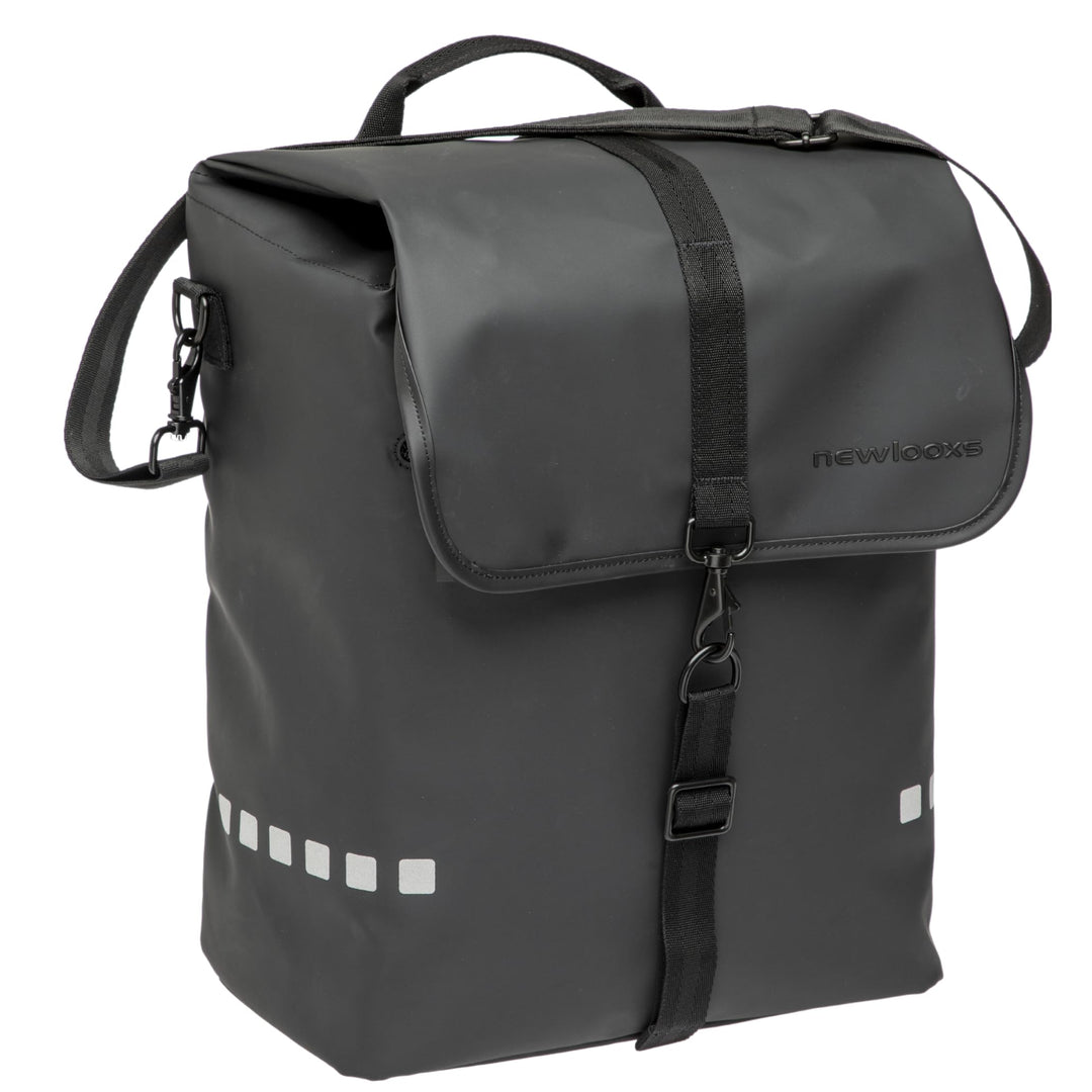 New Looxs Odense Single Enkele Fietstas, Black, 17,5 Liter