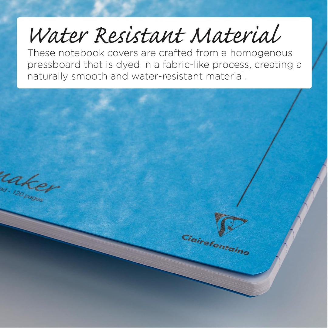 Clairefontaine 4850Z - Packung mit 10 Blöcken Europa Notemaker, Doppelspiralheft DIN A5, 14,8x21 cm,