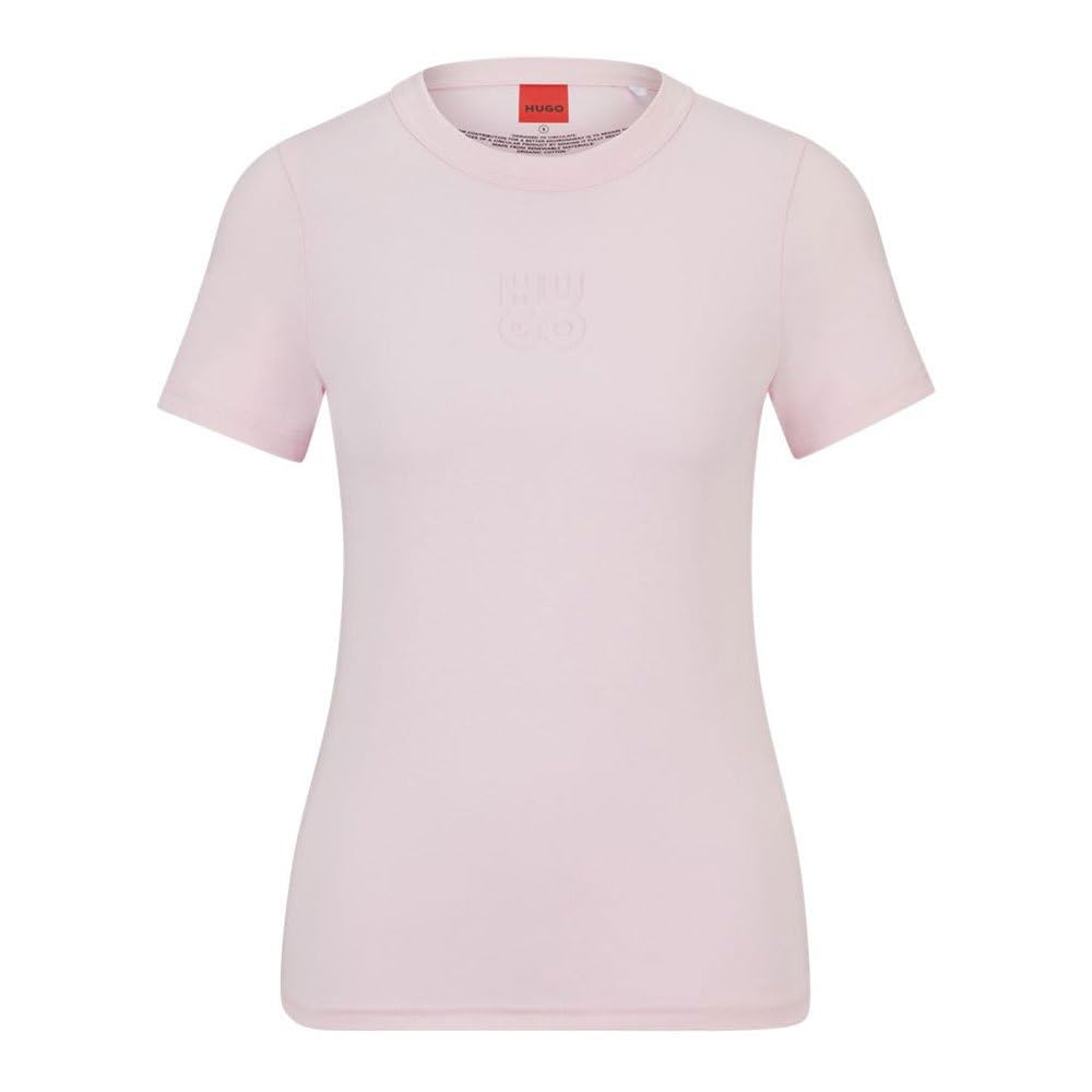 HUGO Damen Classic Tee_3 T Shirt L Light/Pastel Pink689, L Light/Pastel Pink689