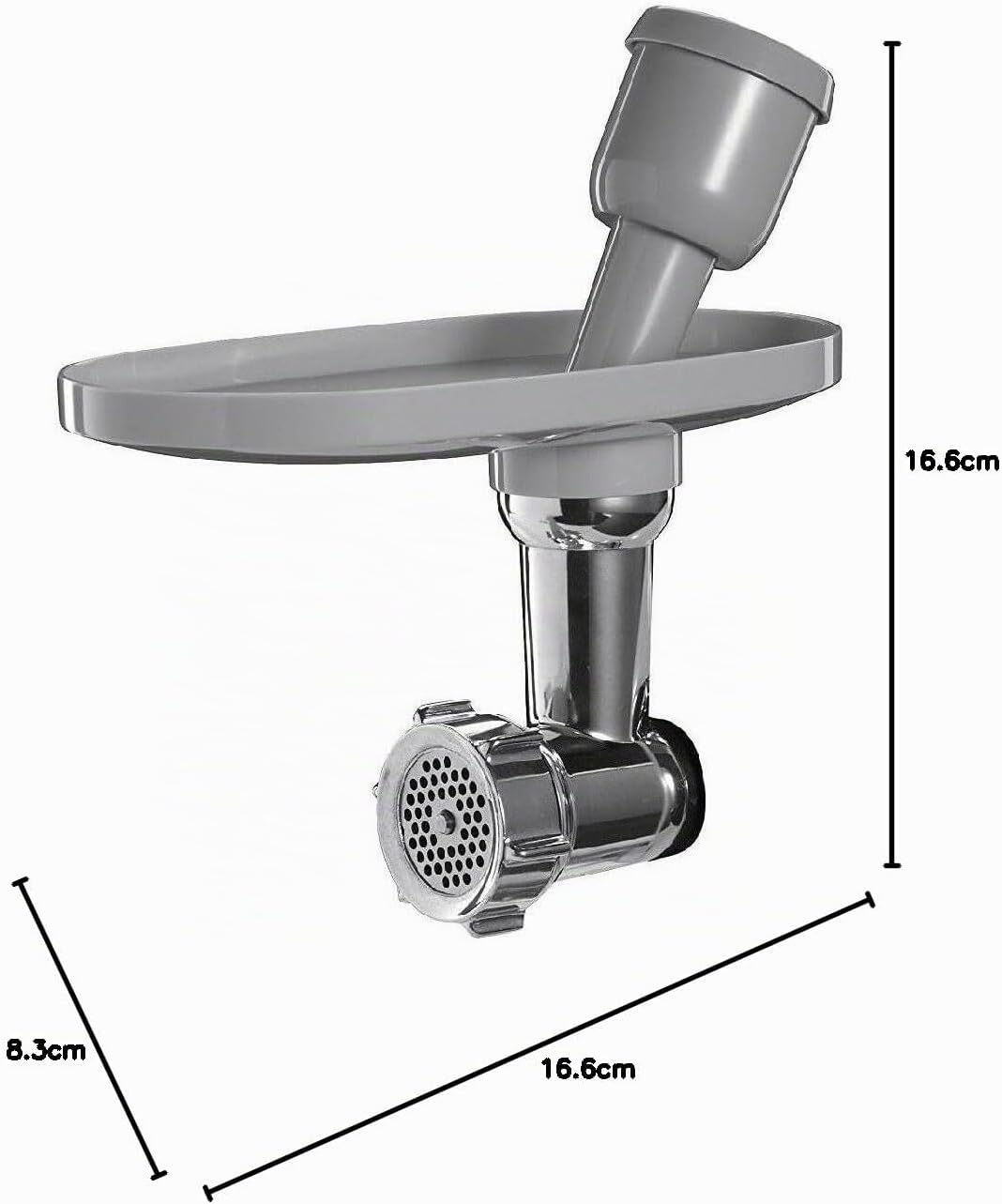 SMEG Fleischwolf-Set SMMG01, 18/8 Stainless Steel, grau
