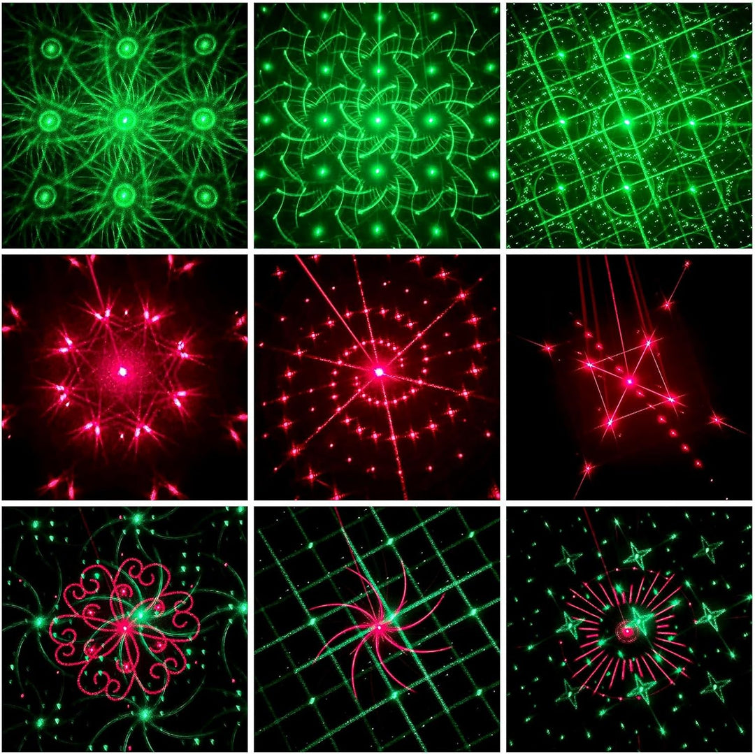 Nigecue 4 in 1 Discolicht Partylicht mit Fernbedienung, Musikgesteuert Disco Licht mit RGB Kugelleuc