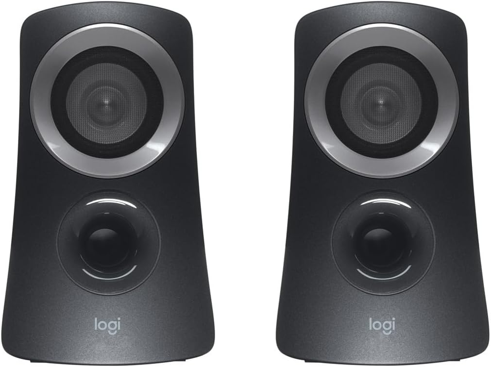 Logitech Z313 2.1 Lautsprecher-System mit Subwoofer, 50 Watt Spitzenleistung, 3.5 mm Eingang, Kopfhö
