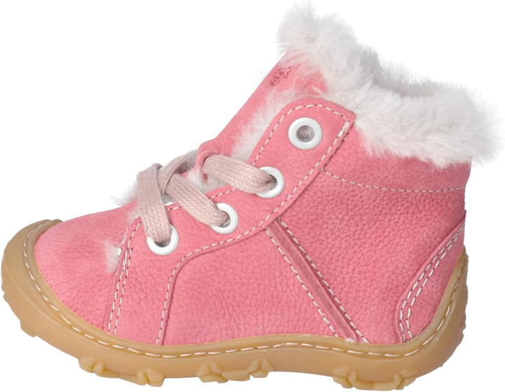 RICOSTA Mädchen und Jungen Lauflernschuhe ELIA, WMS:Weit,terracare,Barfuss-Schuh 22 EU Weit Rosa 320