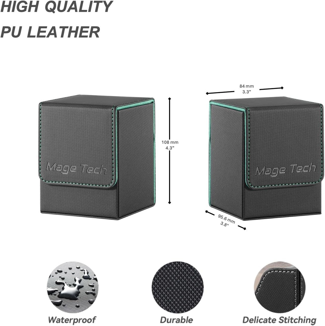 Mage Tech Adventurer [Hero] Modulare Deckbox - passt für 99 doppelt gesleevte Karten - Avatar-Halter