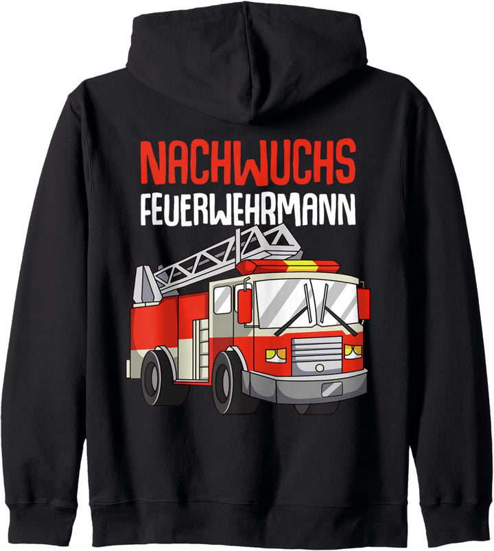 Feuerwehr Nachwuchs Feuerwehrmann Kinder Junge Kapuzenjacke