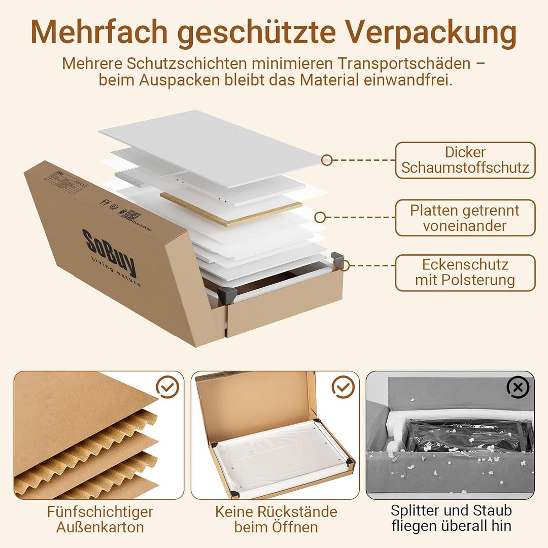 SoBuy Schuhkipper mit 2 Klappen Schuhablage Schuhschrank schmal Schuhregal mit 4 Ablageflächen Schuh
