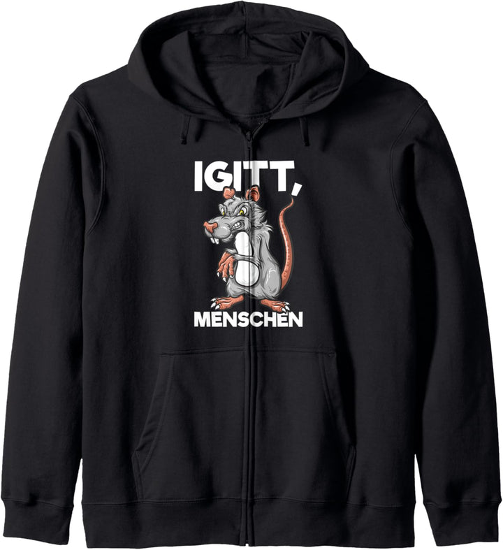 Igitt Menschen Ratte Lustiges Spruch Kapuzenjacke