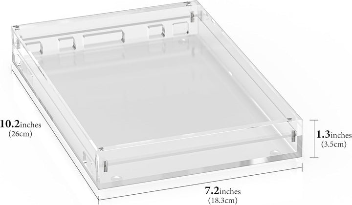 Geekria Audio Samplers Clear Acrylic Case Protector, Magnetic Closing Dust Cover, Compatible with Te