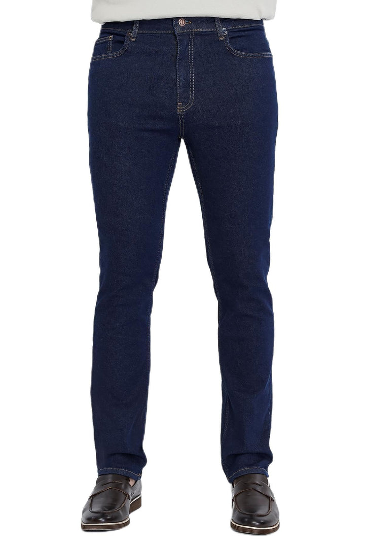 Herren Jeans Regular Fit, Stretch Jeanshose, Herren High Waist, Straight Cut, Basic Washed, Männer H